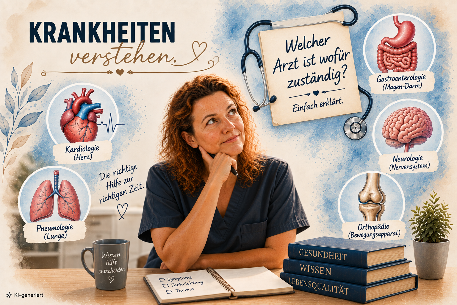 Welcher Arzt ist wofür zuständig? – Fachrichtungen einfach erklärt